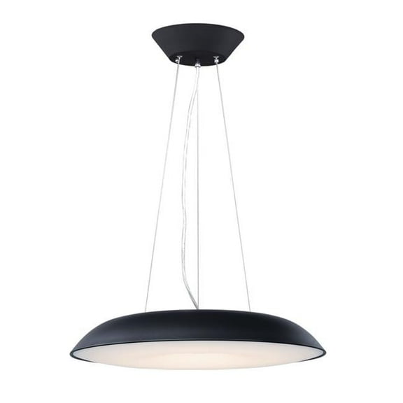ET2 E22624-BK 4.25 in. Dimple LED Pendant Ceiling Light, Black