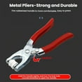 thumbnail image 5 of Five Claw Buckle Tool Set, Metal Snap Buttons with Fastener Pliers, Snap Button DIY Craft Kit for Clothing, Leather Crafting and Sewing Projects(Color, 100 Buttons), 5 of 16
