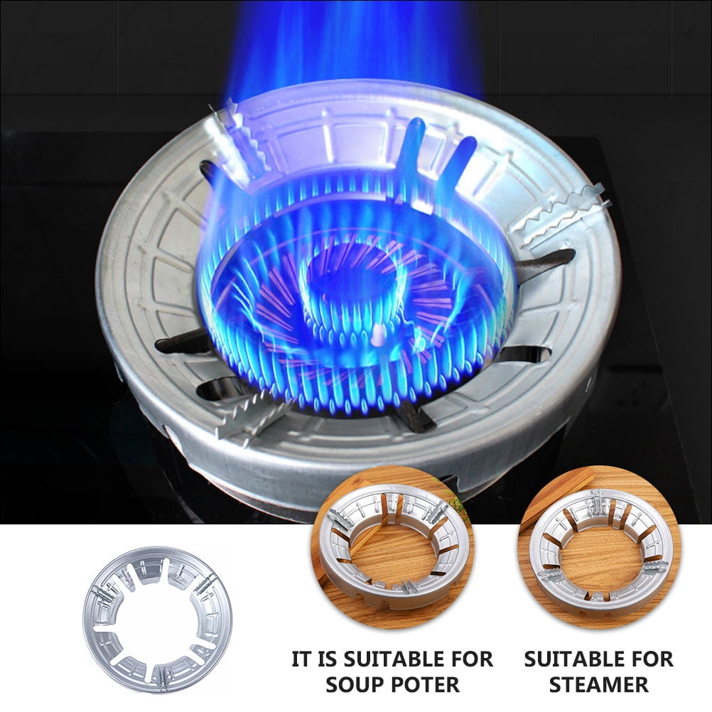 Soimiss 2Pcs Wok Gas Stove Rack Cast Iron Windproof Kitchen Use Nonslip Home Users