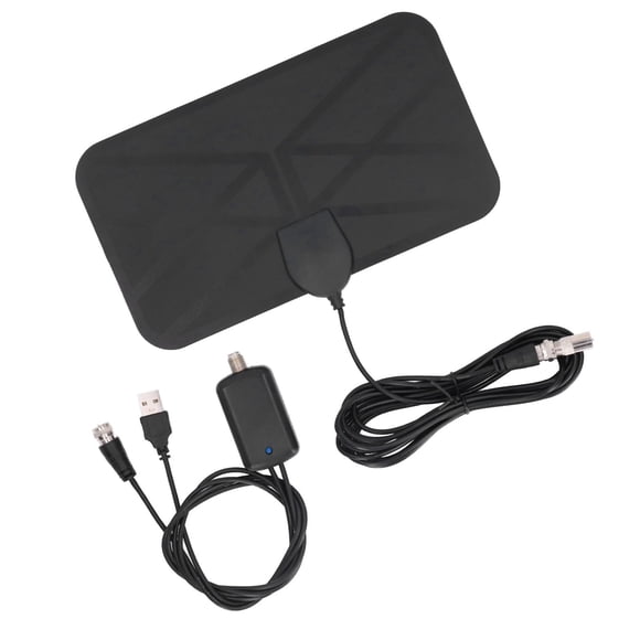 Antena de TV digital terrestre para interiores HD 4K 1080P Antena de 25 DBI de ganancia con soporte adhesivo KJ‑036