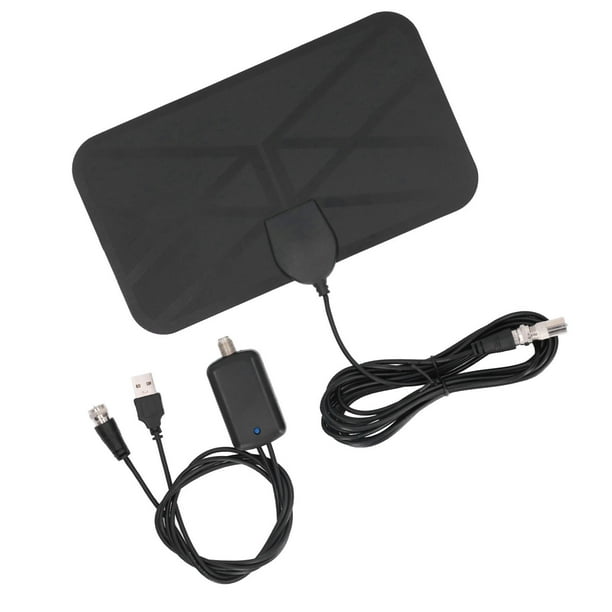 Antena de TV digital terrestre para interiores HD 4K 1080P Antena de 25 DBI de ganancia con soporte adhesivo KJ‑036