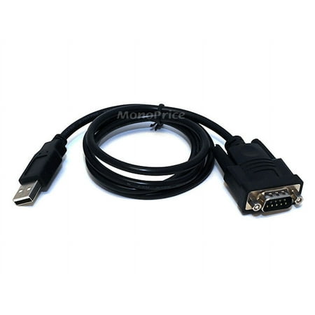 Monoprice 3ft USB to Serial Converter Cable (USB A to DB9/DE9) price history on PriceWatchPro