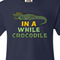 thumbnail image 4 of Inktastic In a While Crocodile with Cool Green Crock in Sunglasses Youth T-Shirt, 4 of 5