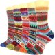 thumbnail image 2 of Calcetines de lana Vintage para mujer, medias gruesas térmicas, suaves y cálidas, de trabajo pesado, para invierno, 5 pares, 2 of 4