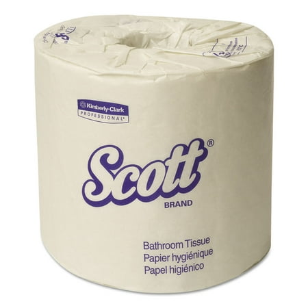 ESSENTIAL STANDARD ROLL BATHROOM TISSUE, SEPTIC SAFE, 2-PLY, WHITE, 550 SHEETS/ROLL, 80