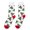 Christmas Tree, variant on BadPiggies 2 Pairs Christmas Holiday Socks Cartoon Funny Cute Hosiery Warm Winter Socks for Women