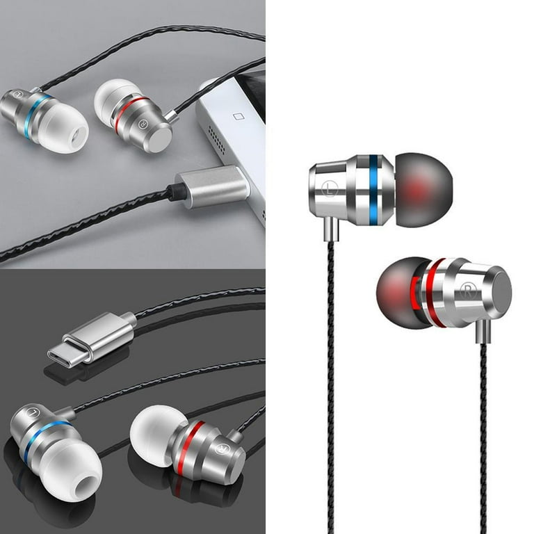 Stereo Headphones For USB C Type C Earphone With Mic new Top N5A8