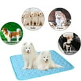 thumbnail image 5 of Universal Self-Cooling Pet Mat for Dogs & Cats - Summer Cooling Pad, Ice Silk Fabric, Soft & Comfortable, Fits Beds, Crates, Cars - Safe Non-Toxic Cooling Mat for Small to Large Pets, 5 of 7