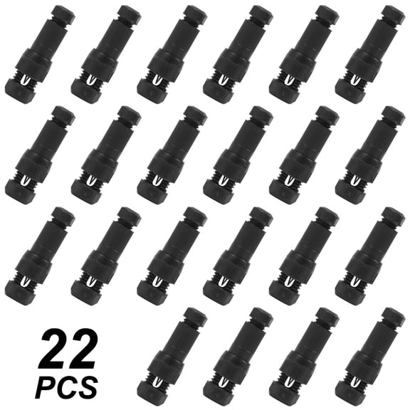Water-proof Low Voltage Wire Connectors for Landscape Lights - 12-20 AWG, Tool-Free Installation
