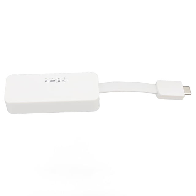 USB C To Ethernet Adapter, Plug and Play 1000Mbps Hyper Speed Gigabit RJ45 To LAN Adapter Compact for Laptop