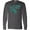Titanium Grey, variant on Inktastic Hope- Teal Ribbon for Awareness of Ovarian Cancer Long Sleeve T-Shirt