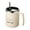 White, variant on Stainless Steel Tumbler 16oz Double Wall Vacuum Mug Insulated Travel Coffee Cup with Lid Handle Hot Cold Drink Container Home Office