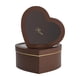 thumbnail image 3 of 2 cajas de regalo con forma de corazón, cajas de cartón, cajas decorativas para dulces, cajas de regalo con flores Café, 3 of 9