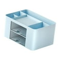 thumbnail image 4 of veasfak Organisateur Boîte de Rangement pour Crayons avec Tiroirs Multifonction pour Déco Maison Bureau Bleu, 4 of 9