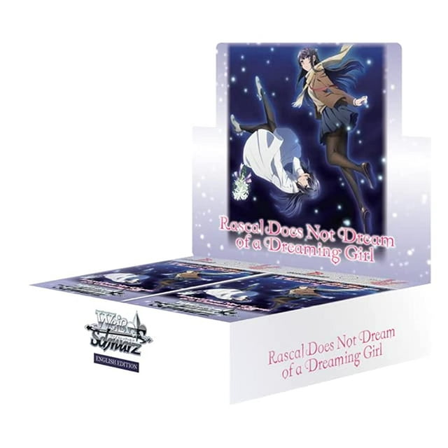 Weiss Schwarz Boîte de Boosters 16 Paquets - 9 Cartes par Paquet - Rascal Ne Rêve Pas d'Une Fille Qui Rêve