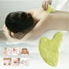 TANGNADE Natural Rose Quartz Stone Guasha Facial Face Neck Body Gua Sha Board Massager