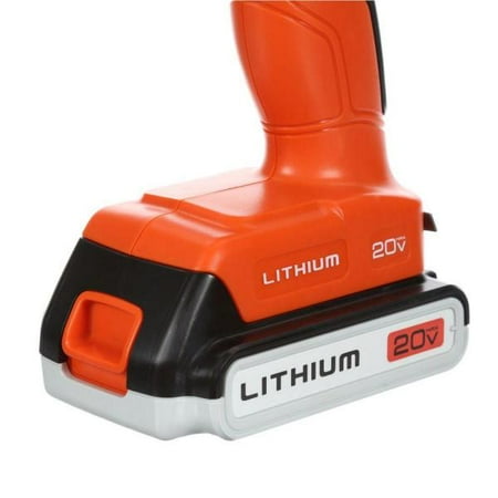 Refurbished Black & Decker LD120CBF 20-Volt MAX Lithium-Ion 3/8 in. Cordless Drill/Driver