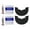 Black, variant on harmtty Sole Sticker Invisible High Toughness Wear resistant Anti slip Running Shoes Sole Protector for Home Black
