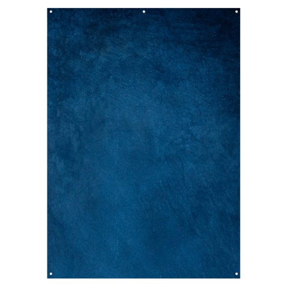 Westcott X-Drop Matte 5x7 Feet Tear Resistant Vinyl Printed Photography and Video Backdrop Fitted with 5 Metal Grommets for Mounting (Blue Concrete)