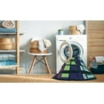 thumbnail image 2 of Ahgly Company Machine Washable Indoor Rectangle Transitional Mint Green Area Rugs, 2' x 5', 2 of 7