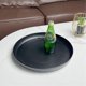 thumbnail image 4 of Round Tray, 13inch-Serving Tray, Jewelry Tray Silver, 4 of 5