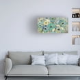 thumbnail image 2 of Trademark Fine Art 'Fresh Teal Flowers' Canvas Art by Silvia Vassileva, 2 of 4