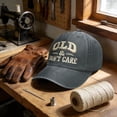 thumbnail image 6 of Cotton Dad Hat Vintage Distressed Old Dont Care Cap for Men, 6 of 9