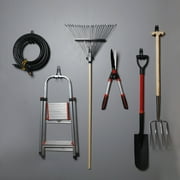 Hyper Tough 8-Pack Wall-Mount Storage Hooks, Non-Marring Vinyl Coating
