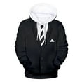 thumbnail image 1 of LUOGENLI Mens Hoodies Blanket Men's 3D Suit Hoodie Tuxedo Funny Hoodie Funny Birthday Party Classic Humor Tux Hooded Sweatshirt Men Hoodies Red Size S, 1 of 2
