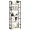 Natural, variant on 5 Tier Bookshelf, Tall Bookcase Shelf Storage Organizer, Modern Book Shelf for Bedroom, Living Room and Home Office, Black