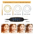 thumbnail image 3 of Andoer 3.5 Inch Clip-On Mini USB Ring Light Fill-in Lamp Dual Lights 3 Lighting Modes Dimmable Flexible Arms Design with Phone Holder for Live Streaming Video Online Singing Chatting Selfies, 3 of 7