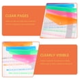 thumbnail image 3 of 12 Pcs Poches de Fichiers Dossier A4 Protecteurs de Fichiers 11 Trous, 3 of 6