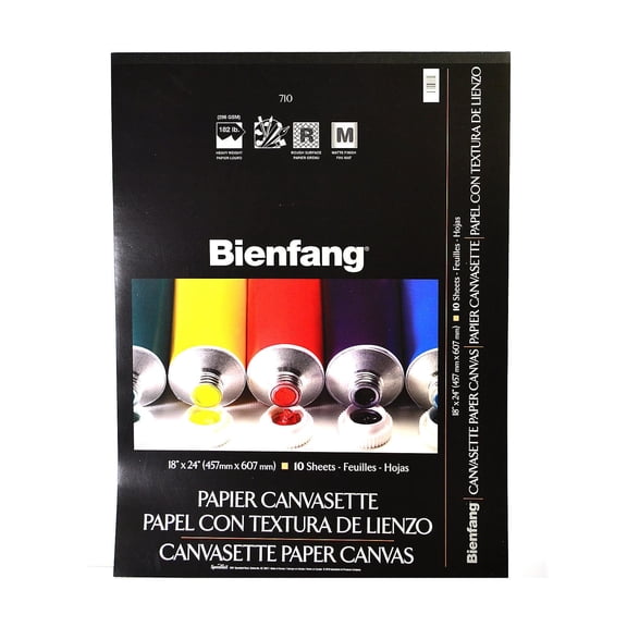 Canvasette Paper Canvas 9 in. x 12 in., pad of 10 sheets (pack of 2)