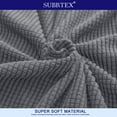 thumbnail image 3 of 2024 Solid Print Polyester Loveseat Slipcover  Chocolate, 3 of 6
