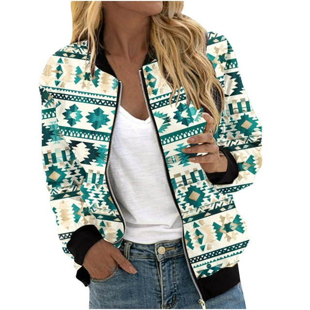Chaquetas y abrigos casuales sin capucha de manga larga para mujer Sudadera holgada de manga larga con cremallera Chaqueta informal de béisbol de punto grueso Chaqueta de poliéster para mujer