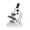 Silver, variant on Microscope Science Hard Enamel Pin | Clayton Jewelry Labs