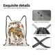thumbnail image 4 of Fotbe Cowboy Up Vintage Wild West Bolsa Mochila con Cordón Estampada, Bolsa de Gimnasio Deportiva, Bolsa Cinch, Bolsa con Cordón para Hombres y Mujeres-Medium, 4 of 6