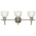 thumbnail image 4 of 45973NBR Kichler Lighting Avery - 3 Light Bath Vanity Approved for Damp Locations - with Vintage Industrial inspirations - 9.25 inches tall by 24, 4 of 10