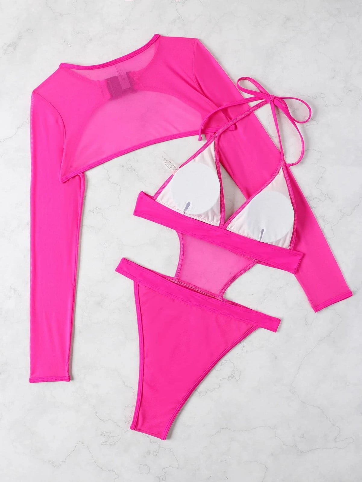 neon pink rave top