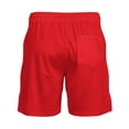 thumbnail image 5 of HNMKIU Active Boys Mesh Football Team Shorts Breathable Comfortable Performance Training Running Sports Shorts Elastic Waist Youth Wear Red,7-8 Years, 5 of 5