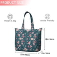 thumbnail image 4 of Pioneer Flower Floral Print Pattern Travel Tote Bags for Women Carry On,Large Weekender Bags for Women Travel,Multi Functional Duffle Bag for Work,Shopping,Sports, 4 of 5