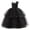 Black, variant on ZHOGXU Kids Elegant Girls Sleeveless Color Block One Shoulder Lace Layered Tulle Ball Gown Princess Dress Birthday Party Outfit
