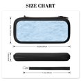 thumbnail image 4 of Light Blue Denim Pattern Texture, Carrying Case For Nintendo Switch & OLED Version, Eva Pouch Case for Console & Accessories with 10 Game Card Slot & Wristband, Black, 4 of 6