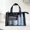 thumbnail image 4 of Rewenti Handheld Mesh toiletry Bag Makeup Product Sorting and Storage Travel Portable Compartment Storage Bag, 4 of 6