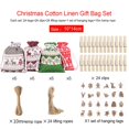 thumbnail image 2 of SUNSIOM Christmas Candy Bag Set Hanging Drawstring Gift Bags Treat Bags with Rope and Tag/Stickers, 2 of 9