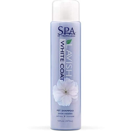Spa By Tropiclean White Coat Shampoo For Pets, 16Oz, Made In Usa