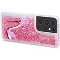 thumbnail image 6 of Case for Galaxy S22 Ultra,Glitter Quicksand Moving Hearts Star Flower Cartoon Animals Flowing Liquid Protective Soft Phone Case for Samsung Galaxy S22 Ultra 5G,6.8" 2022 (Pink Heels), 6 of 15