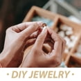 thumbnail image 2 of 1000pcs Mini Wooden Beads Jewelry Crafts Beads Delicate Making Beads Multi-function Beads DIY Beads, 2 of 5