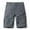 Gray01, variant on Dwelliawo Mens Elastic Waist Cargo Shorts Quick Dry Lightweight Relaxed Fit Outdoor Pants Elastic Waist Solid Summer Shorts with Pockets Short Pants Black XL