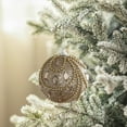 thumbnail image 4 of ToyKingdee Christmas Ball - Ivory Velvet Ornaments- Christmas Tree Decoration Christmas Ball Ornament Suitable for Xmas Ornament, Parties, 4 of 6